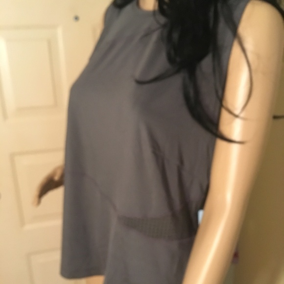 JoyLab slim fit gray Tank top with mesh insert XXL - Picture 3 of 4